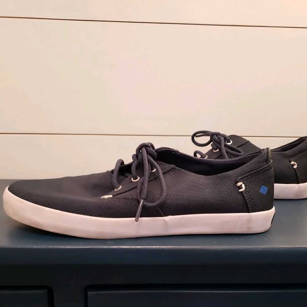 401 Sperry Top Sider Bodie Kids Childrens Boys Blue Canvas Boat Shoes Sz 6 